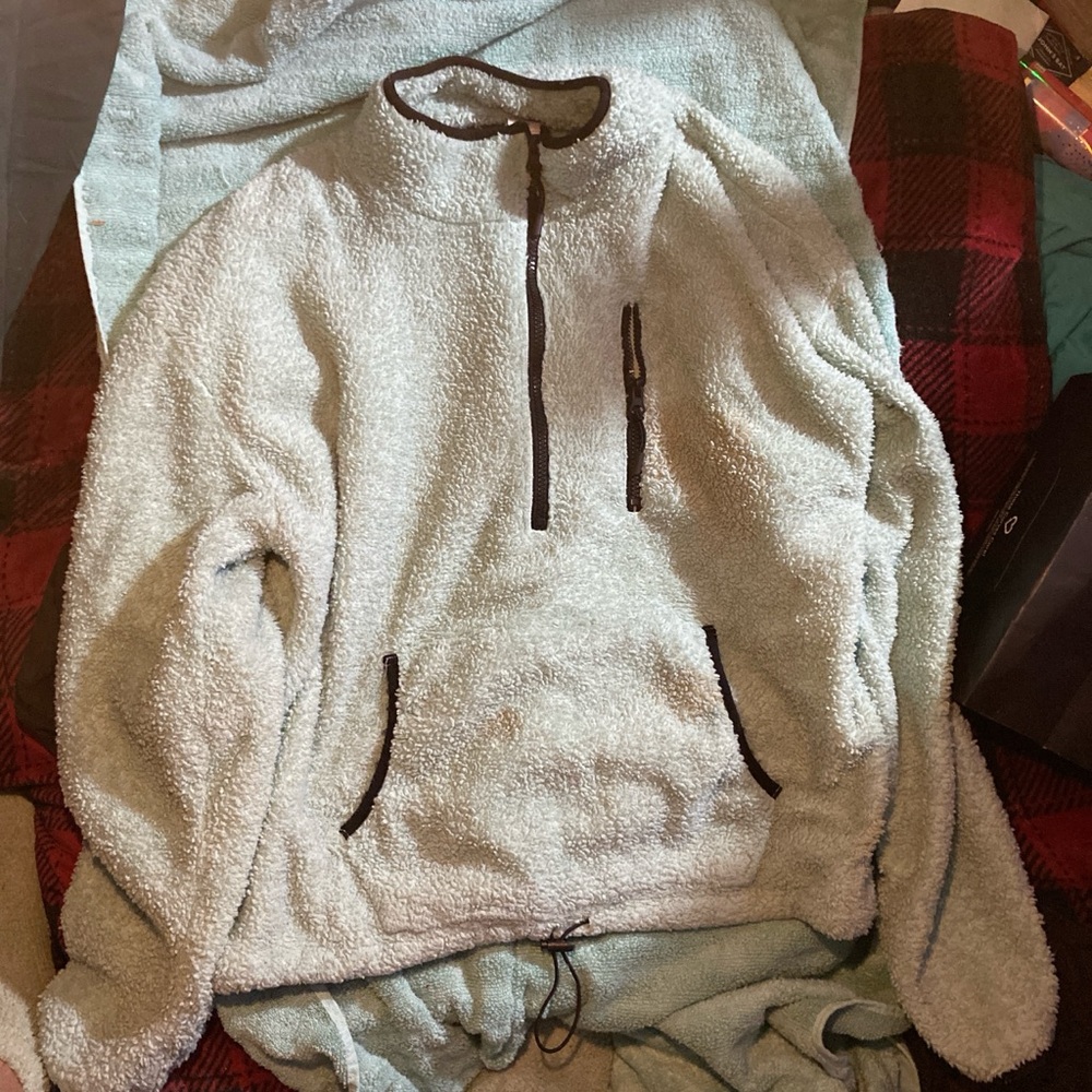 Blue Fleece Pull Over